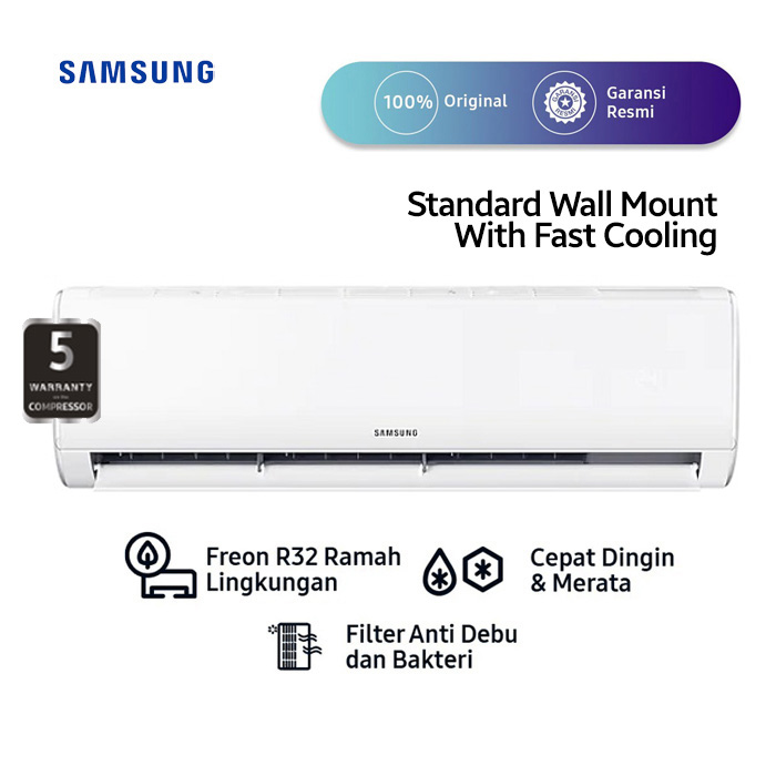 Samsung AC Standard Wall Mounted Split 2 PK - AR18BGHQASINSE